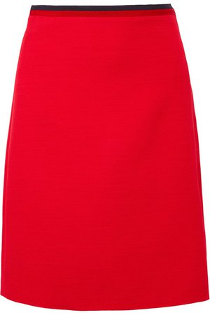 Gucci | Silk and wool-blend mini skirt | NET-A-PORTER.COM