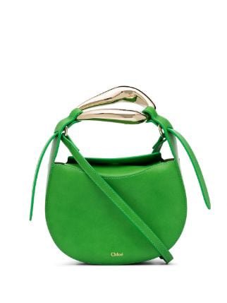 Shop green Chloé small Kiss shoulder bag with Express Delivery - Farfetch
