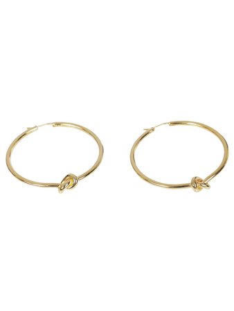 Celine Celine Large Hoops Earrings - Or Gold - 10937055 | italist