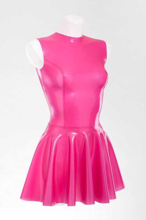 Pink Latex Dress