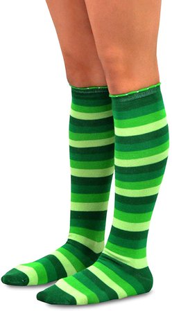 TeeHee St. Patricks Day Cotton Knee High Socks for Women 3-Pack (Irish) at Amazon Women’s Clothing store