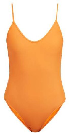 Bower - Hutton Scoop Back Swimsuit - Womens - Dark Orange