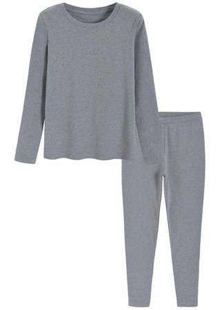 Women's Cotton Long Johns Fleece Lined Thermal Underwear Set – Latuza