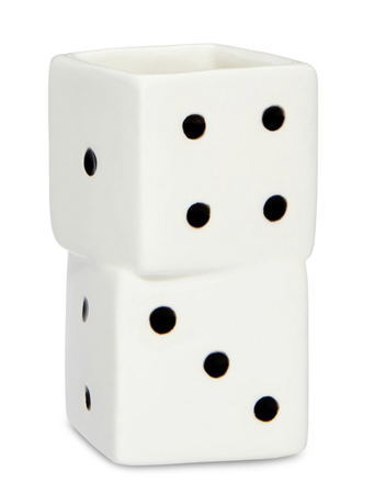 2 stacked dice shot glass - spencer’s