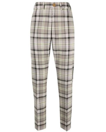 Vivienne Westwood Wool Multicolor Check Pants - Lyst