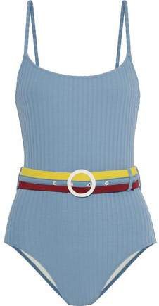 The Nina Belted Ribbed Swimsuit