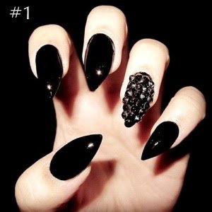 Simple Gothic Nails