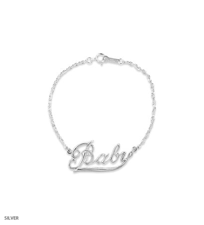 BABY lettered bracelet Katie Official Web Store