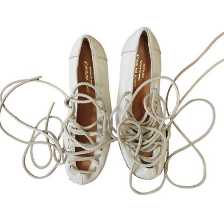 𓋍 𓆨 on instagram: “junya watanabe leather ballet flats”