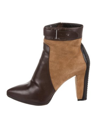 Belstaff Kerridge Leather Ankle Boots - Shoes - BEL24138 | The RealReal