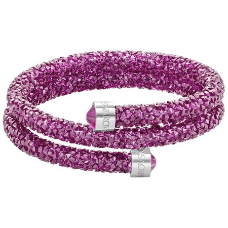Swarovski Crystaldust Bangle Pink 5292449 - Acotis Jewellery