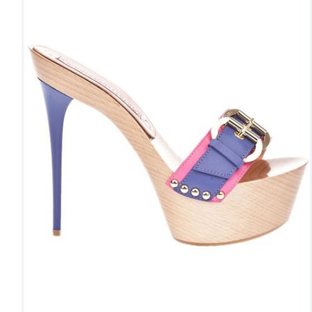 audacious shape Gianmarco Lorenzi Pink And Blue Platform Sandals Buy Shoes Online promise effectual outlook