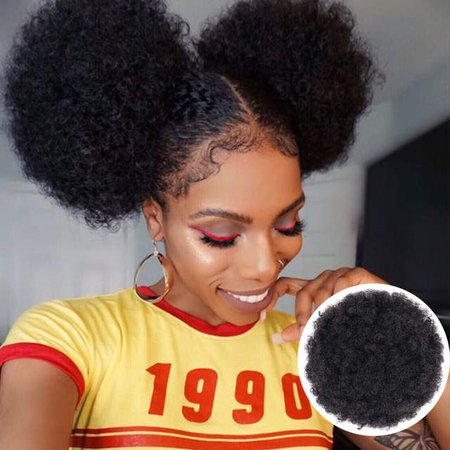 Online Shop MUMUPI Sunshine Synthetic Puff Afro Short Kinky Curly Chignon Hair Bun Drawstring Ponytail Wrap Hairpiece Fake Hair Extensions | Aliexpress Mobile