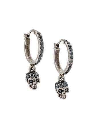 Alexander McQueen skull drop earrings