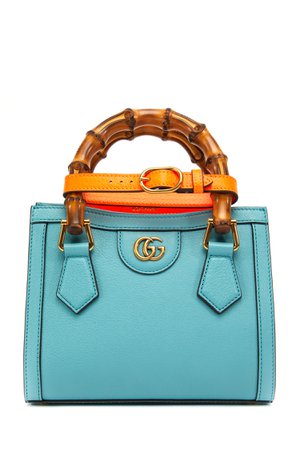 Голубая сумка Diana Mini Gucci | Гуччи купить в интернет-магазине Aizel.ru