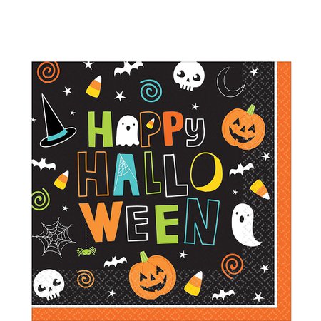 Big Party Pack Halloween Friends Lunch Napkins 125ct | Party City