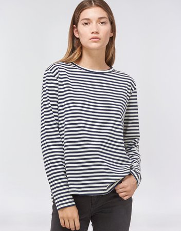 Stripe LS Avenue Tee by Huffer Online | THE ICONIC | Australia