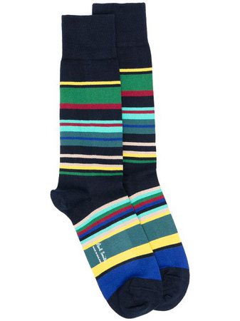 Paul Smith Striped Ankle Socks - Farfetch