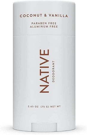 Amazon.com : Native Deodorant | Natural Deodorant for Women and Men, Aluminum Free with Baking Soda, Probiotics, Coconut Oil and Shea Butter | Coconut & Vanilla : Beauty & Personal Care
