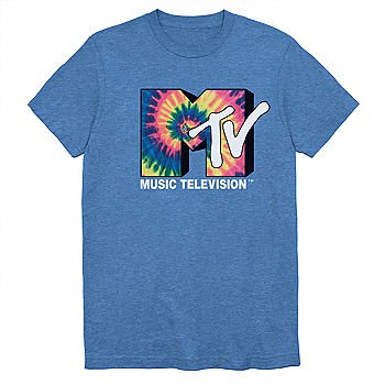 Vintage MTV Graphic Tee, Color: Royal Heather - JCPenney