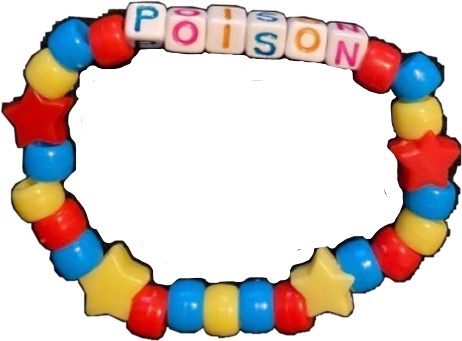 Poison kandi bracelet