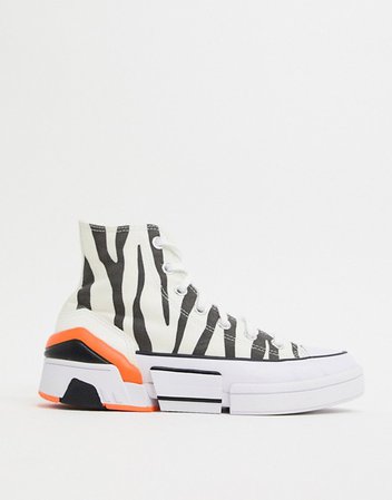 Converse CPX70 zebra print sneakers in black and white | ASOS