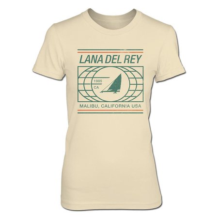 Vintage Sailing Globe Womens Tee | Lana Del Rey