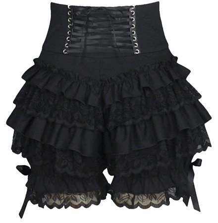 black lolita shorts