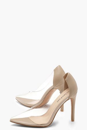 Clear Court Shoes | Boohoo