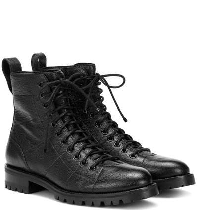 Cruz Flat Leather Ankle Boots | Jimmy Choo - mytheresa