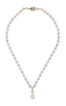 Nova 18k Yellow Gold Diamond Necklace By Anabela Chan | Moda Operandi