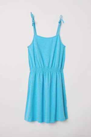 Sleeveless Jersey Dress - Turquoise