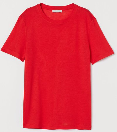Red T-shirt-H&M