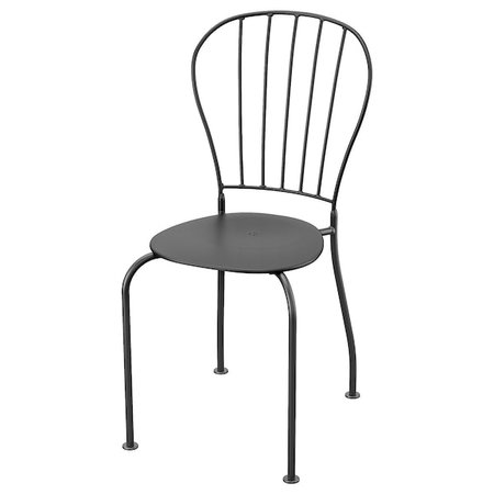 LÄCKÖ Chair, outdoor, gray - IKEA