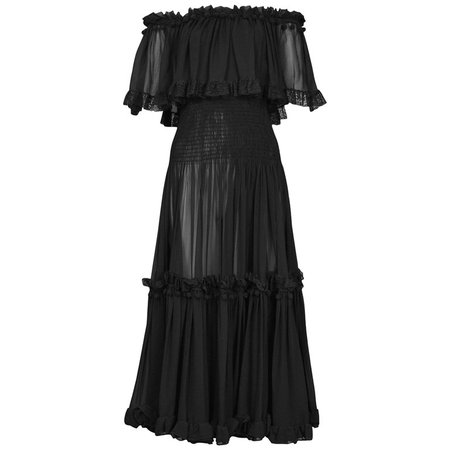 Yves Saint Laurent Vintage Gypsy Dress, 1970s For Sale at 1stdibs