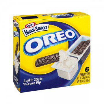 Kraft Handi-Snacks Oreo Cookie Sticks'n Creme - 6 ct