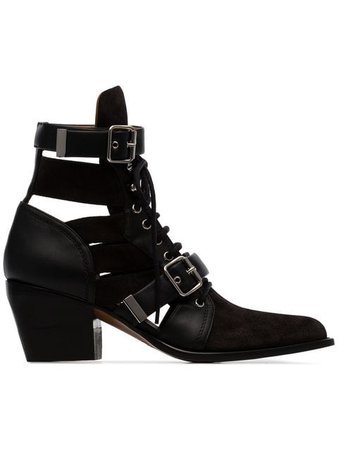 Chloé black reilly 60 suede leather boots $1,215 - Buy Online - Mobile Friendly, Fast Delivery, Price