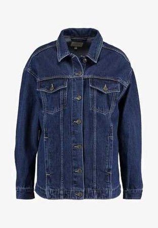 Iden LACE BACK - Denim jacket - indigo - Zalando.co.uk