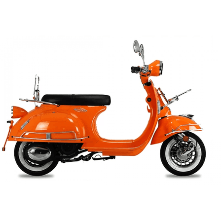 orange scooter