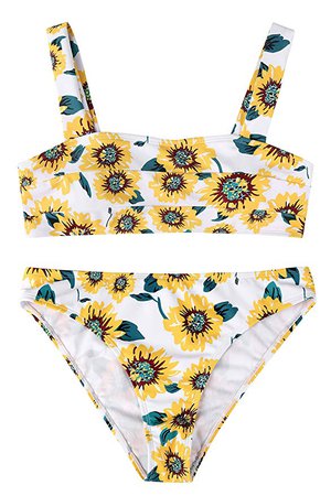 White Sunflower Bikini