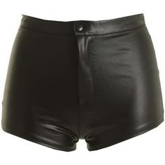 leather disco shorts