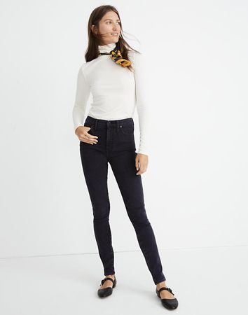 10" High-Rise Skinny Jeans in Eclipse Wash