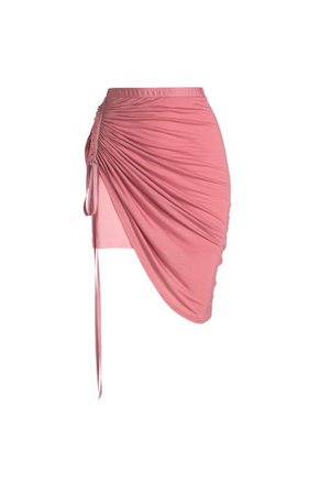Thea Draped Eco-Friendly Fine Jersey Midi Skirt By Unttld | Moda Operandi