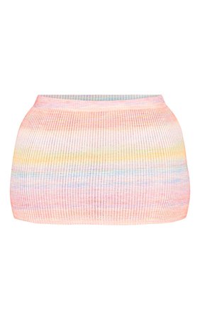 Shape Multi Rib Micro Mini Skirt | PrettyLittleThing USA