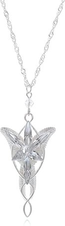 Amazon.com: L-Zone The Lord of the Rings Lady Arwen Evenstar Inspired Collectible Plated Pendant with 20-Inch Chain Necklace: Toys & Games