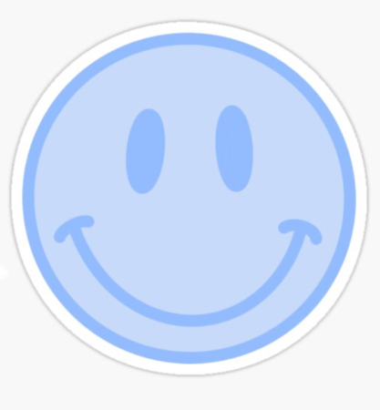 Blue smiley png