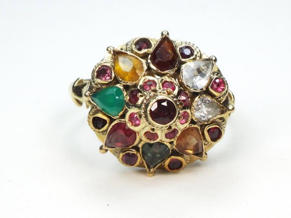 Vintage Princess Ring Harem Ring Genuine Ruby Ring 10k Gold | Etsy