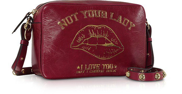 RED Valentino Not Your Lady Dark Red Crossbody Bag at FORZIERI