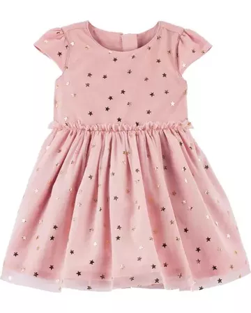 Baby Girl Star Tulle Holiday Dress | Carters.com