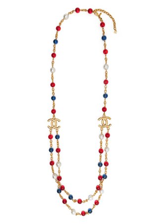 Chanel Pre-Owned Halskette Mit Perlen - Farfetch
